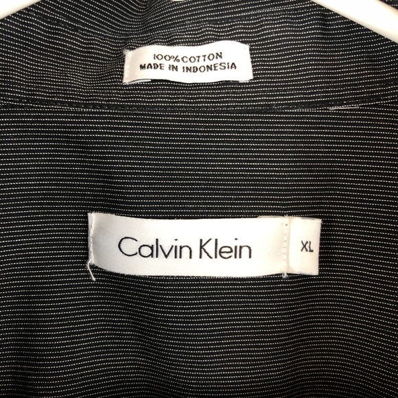 CALVIN KLEIN Mens High Fashion SS Button Down -XL - Picture 6 of 6